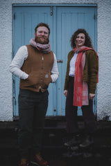 Circle Scarf Arrow Birch + Rust Accessories Hilary Grant