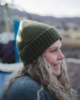 Catkin Hat – Olive Knitwear Hilary Grant