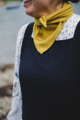 Neckerchief – Mustard Yellow Knitwear Scarlet Knitwear