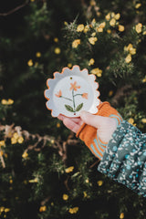 Strawberry Wall Flower Plaque Homeware Catriona Archibald
