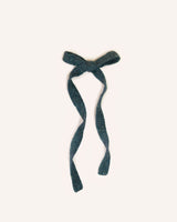 Knitted Hair Ribbon – Flecked Teal Accessories Rosana Expósito