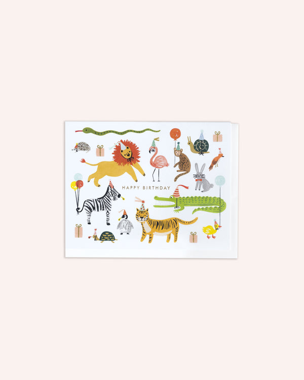 Party Animals Greeting Card Cards Rifle Paper Company