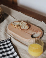 Scottish Flamed Beech Cutting Board Homeware WoodCraft by Eòghainn