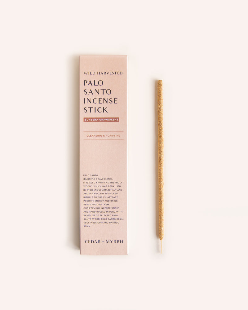 Hand Rolled Palo Santo Incense Stick Pack
