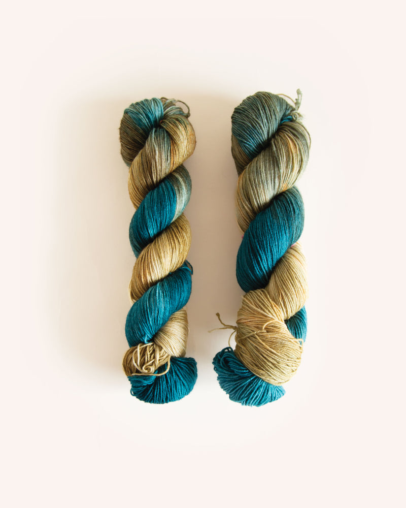 Hand Dyed Yarn - Spruce and Willow 100g Accessories Hebridean Fibre Company   