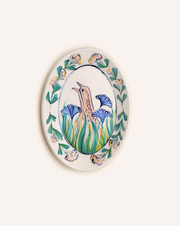 Corncrake Oval Plate