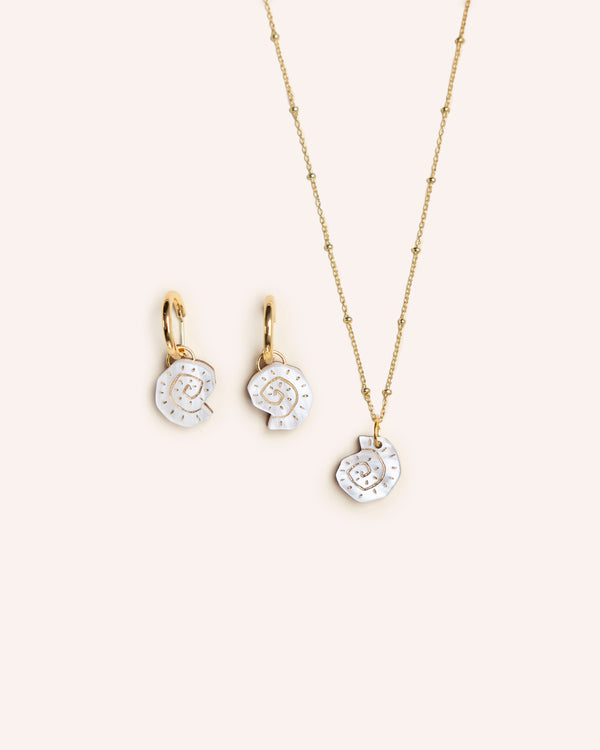 Shell Hoop Earrings
