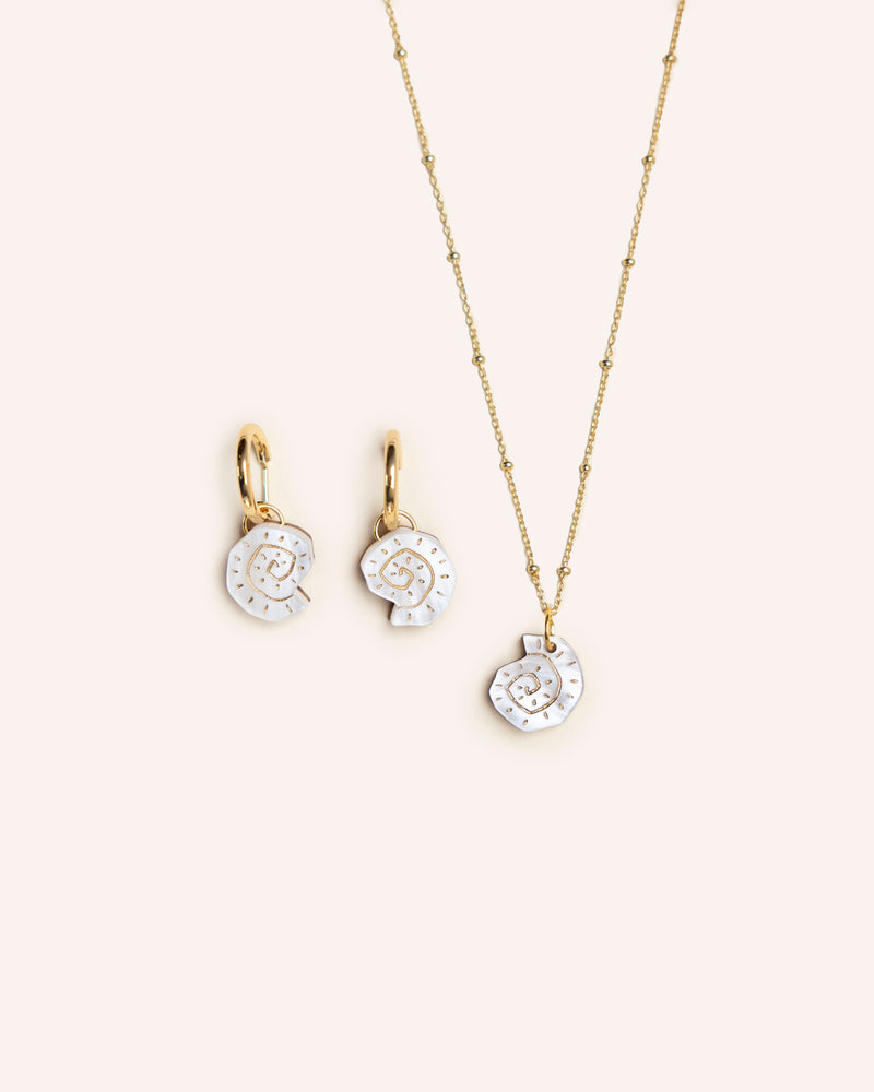 Shell Hoop Earrings