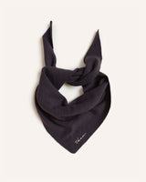 Merino Triangle Scarf – Brown Accessories The Tartan Blanket Co