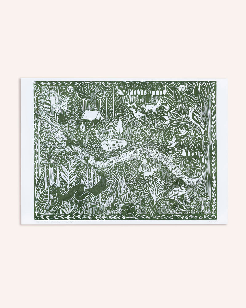 Off the Beaten Track Riso Print