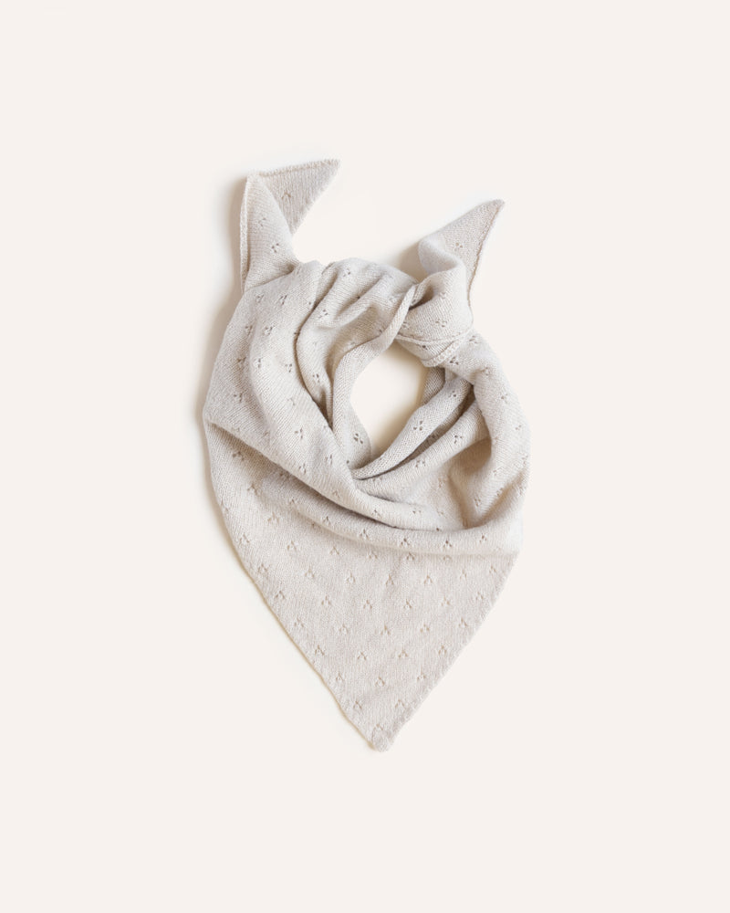 Pointelle Neckerchief – Seashell Knitwear Rove Knitwear