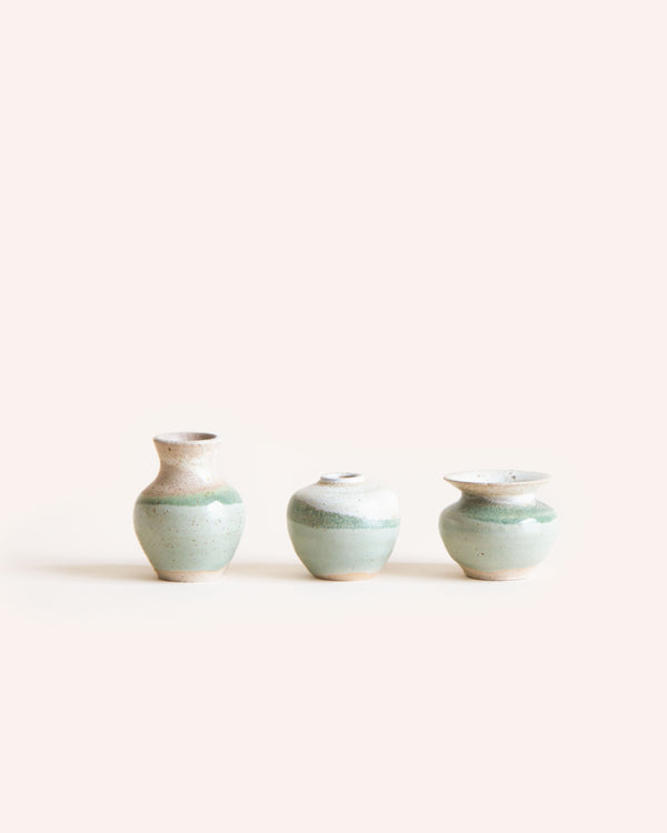 Mini Bottle Vase - Sage Homeware Jay Frazer Ceramics   