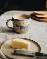 Sgraffito Fox Mug Homeware Naomi Grace Ceramics