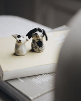 Small Ceramic Dog Sculpture - Smudge Artwork Naomi Grace Ceramics