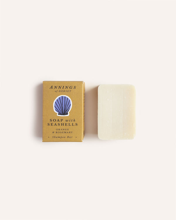 Seashell Shampoo Bar – Orange & Rosemary Homeware Annings of Dorset