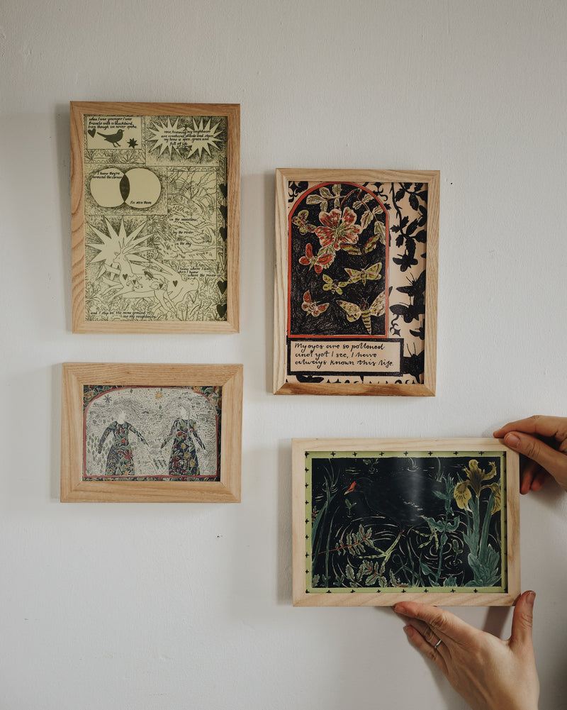 Creatures, Plants & Stars Print Artwork Tulips and Heather