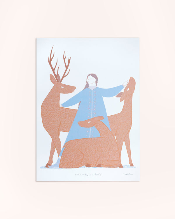 Cailleach Beinn a'Bhric Folklore Print