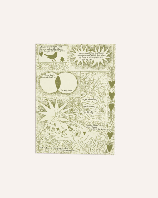 Creatures, Plants & Stars Print Artwork Tulips and Heather