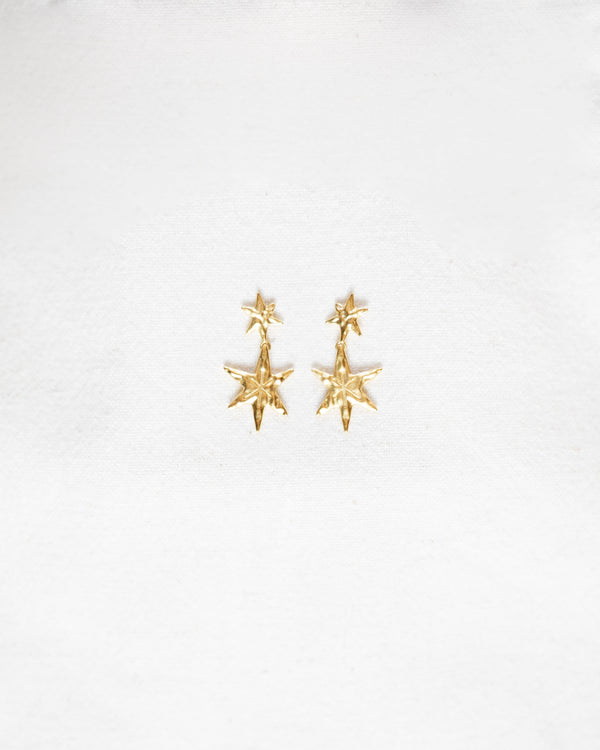 Coco Star Gold Earrings Jewellery Roake