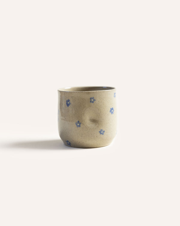 Forget-Me-Not Thumb Cup Homeware Naomi Grace Ceramics