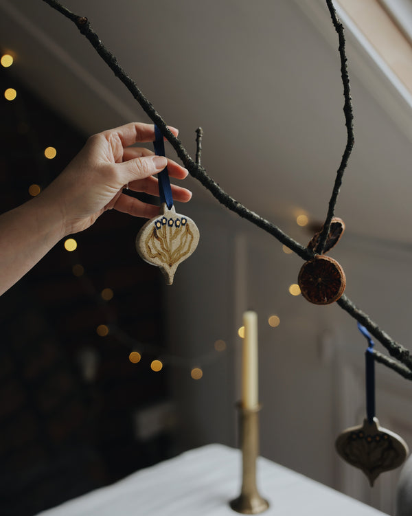 Forget Me Not Hanging Christmas Decoration Homeware Paige Mitchell