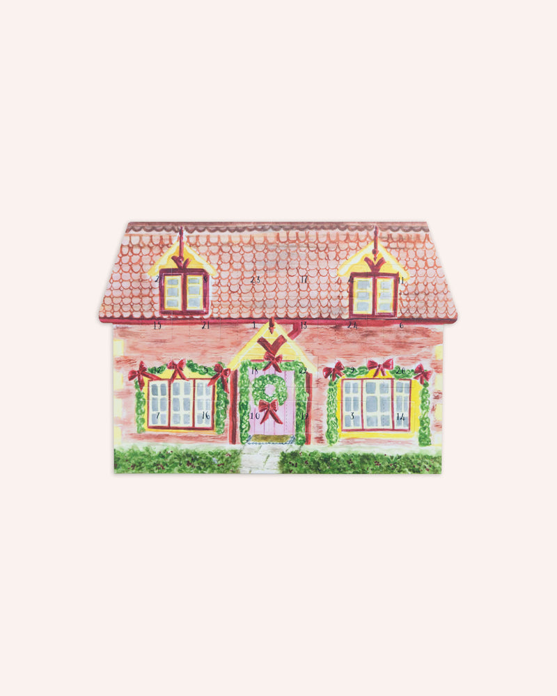 Cosy Cottage Advent Calendar Christmas Card Cards Western Sketch