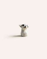 Small Ceramic Dog Sculpture – Patch Artwork Naomi Grace Ceramics