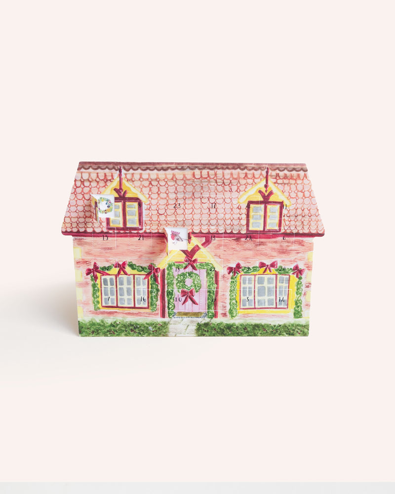 Cosy Cottage Advent Calendar Christmas Card Cards Western Sketch