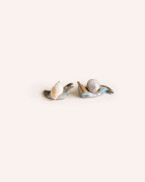 Ceramic & Shell Snail - Brown/Blue Homeware María Poyato   