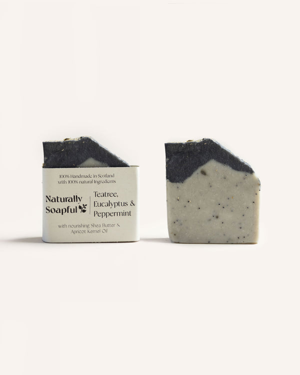 Teatree, Eucalyptus & Peppermint Soap Bar Beauty & Wellness Naturally Soapful
