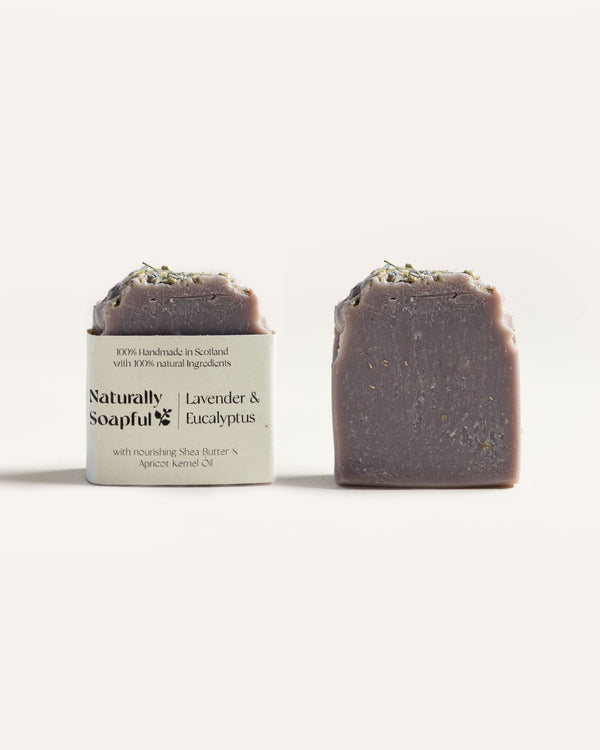 Lavender & Eucalyptus Soap Bar Beauty & Wellness Naturally Soapful
