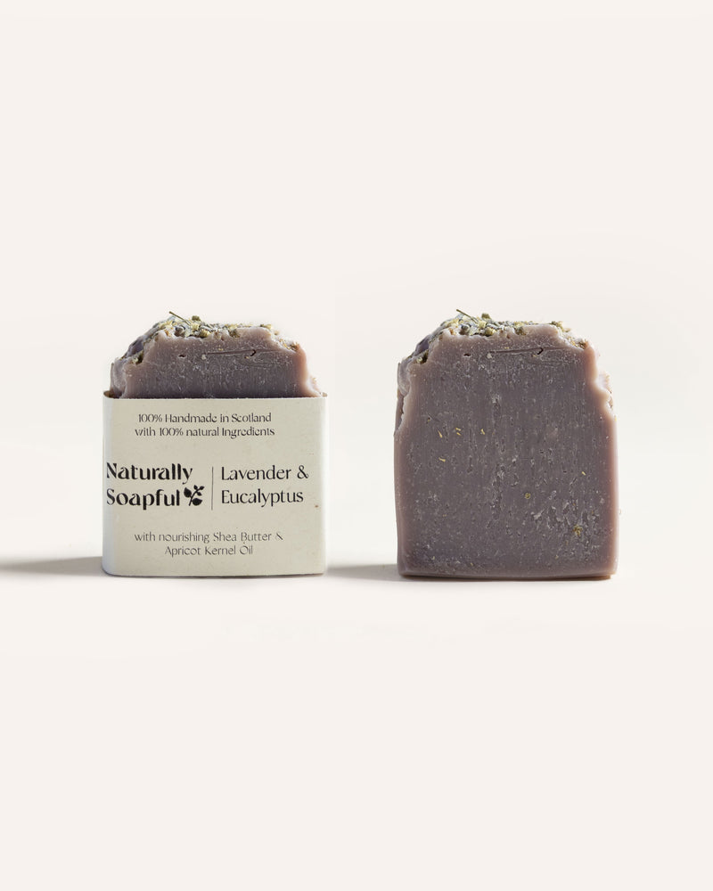 Lavender & Eucalyptus Soap Bar Beauty & Wellness Naturally Soapful