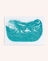 Morning Ritual Risograph Print Artwork Prints by the Bay