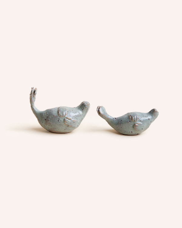 Ceramic Seal - Blue Grey Homeware Catriona Archibald