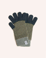 Unisex Lambswool Gloves in Green Knitwear Rove Knitwear