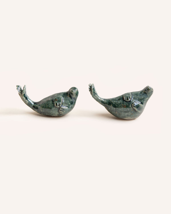 Ceramic Seal - Dark Green Homeware Catriona Archibald