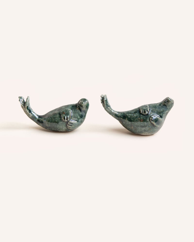 Ceramic Seal - Dark Green Homeware Catriona Archibald