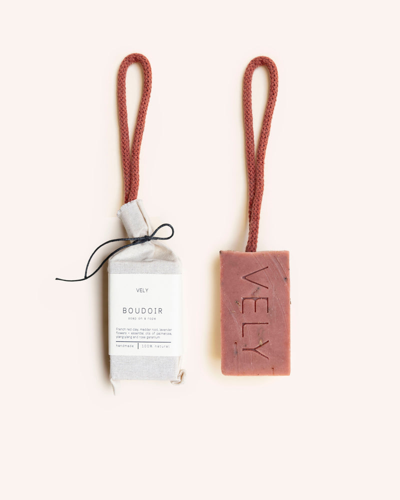 Natural Soap On A Rope – Boudoir Homeware The Vely Soapery
