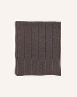 Circle Scarf Reed – Ebony & Hazelnut Knitwear Hilary Grant