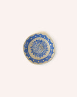 Sgraffito Floral Dish
