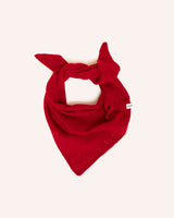 Pointelle Neckerchief – Red Knitwear Rove Knitwear