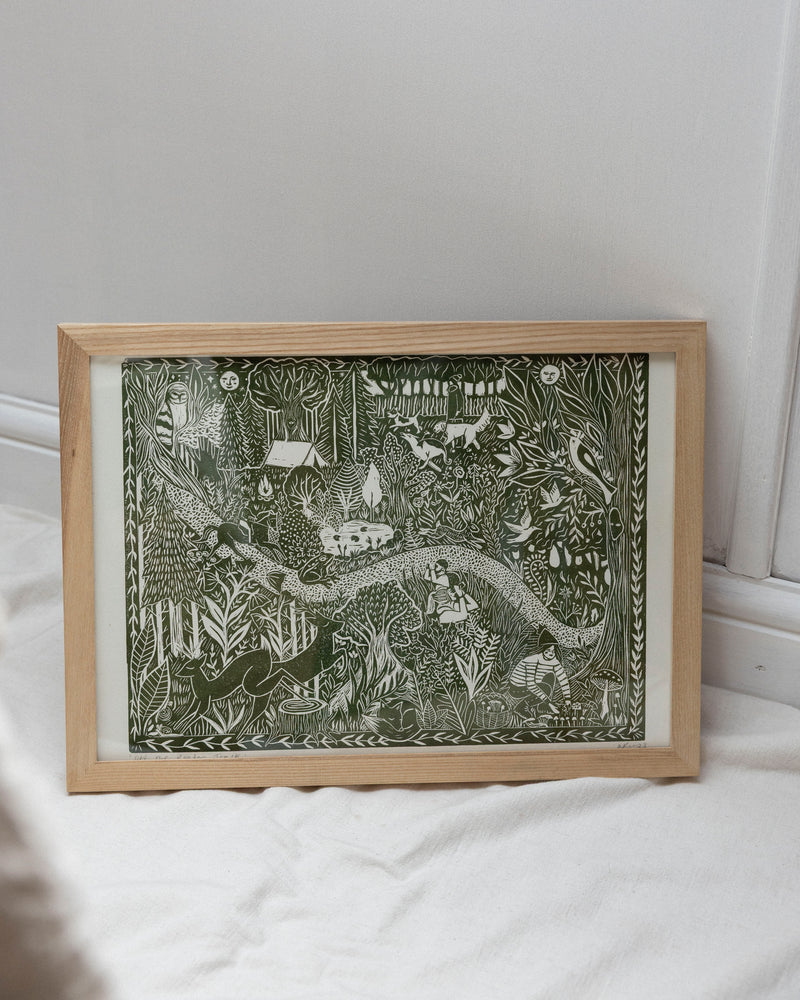 Off the Beaten Track Riso Print