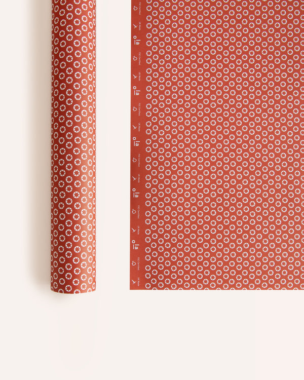Enid Wrapping Paper - Red