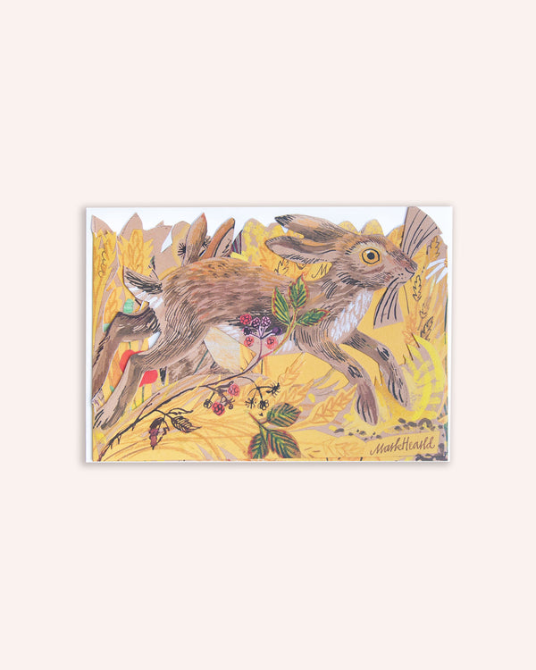 Pop Out Hare Greeting Card Seasonal / Occasion Art Angels