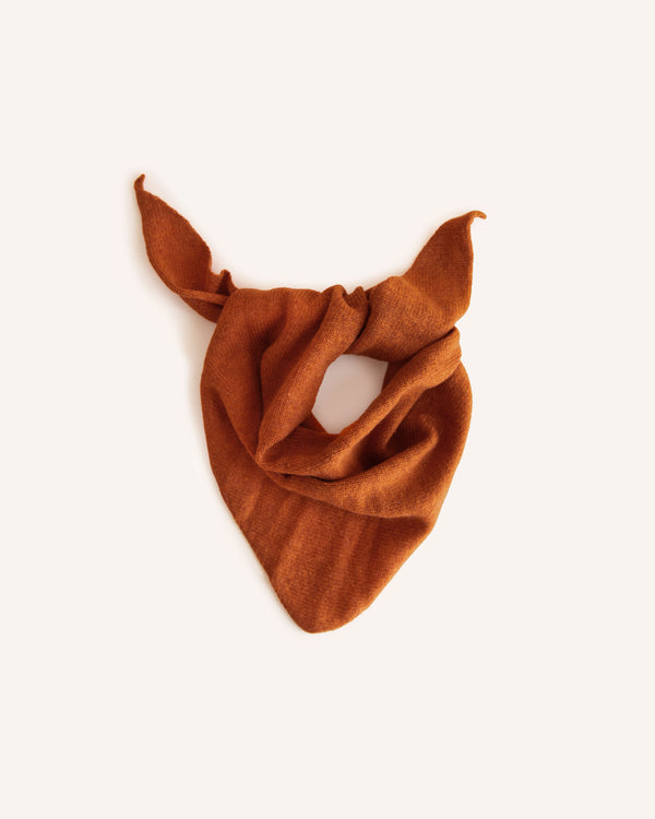 Neckerchief - Rust Knitwear Scarlet Knitwear   