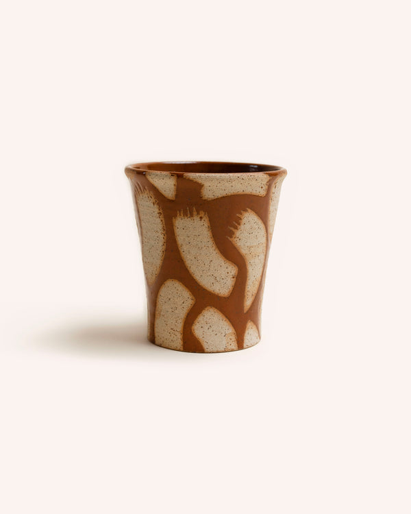 Brushstroke Pot Brown