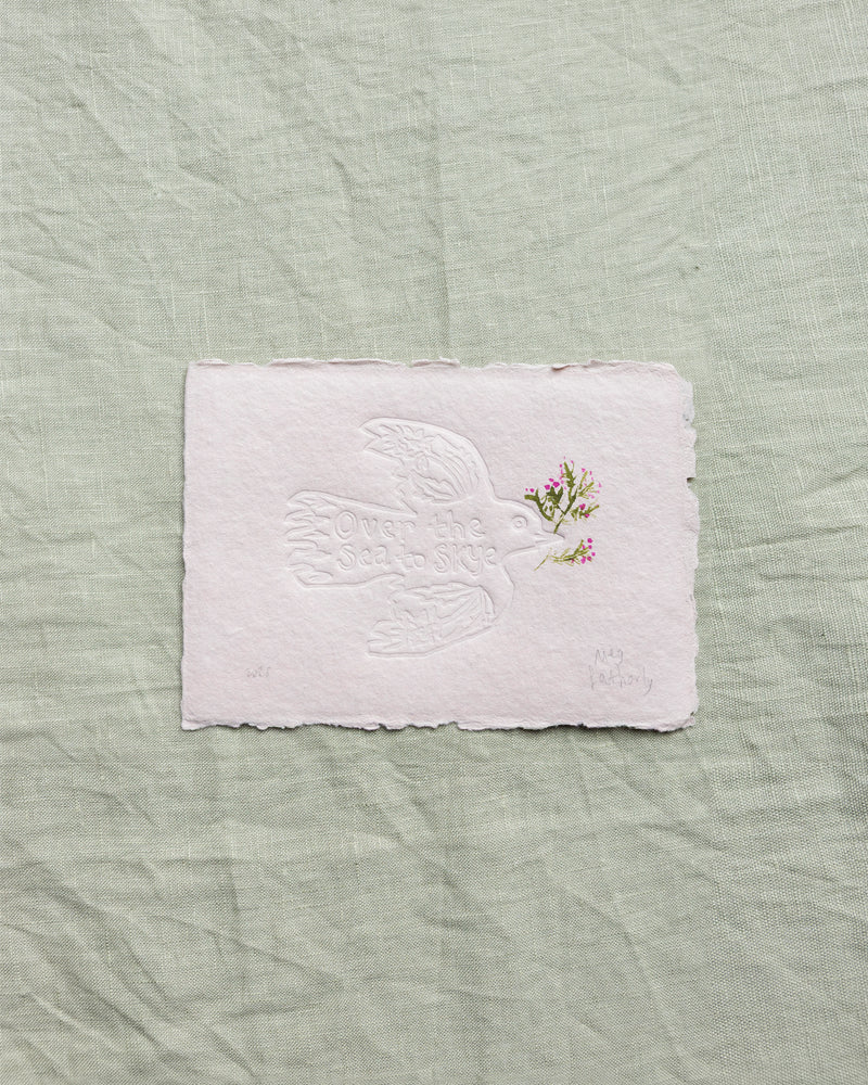 Pink Skye Bird Embossing