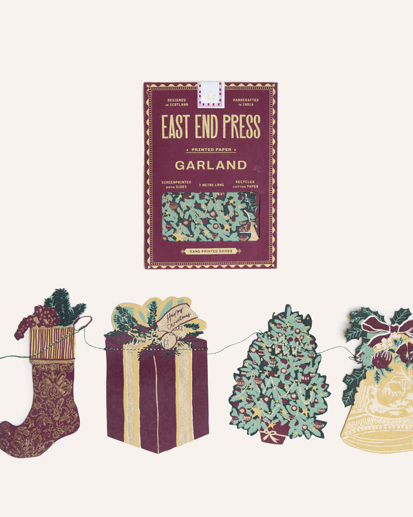 Christmas Sewn Garland Homeware East End Press