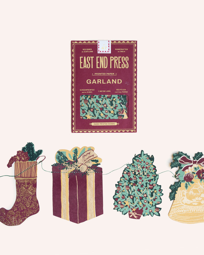 Christmas Sewn Garland Homeware East End Press