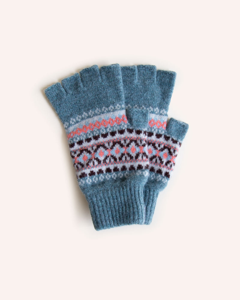 Land Fingerless Gloves - Lichen Knitwear Scarlet Knitwear   